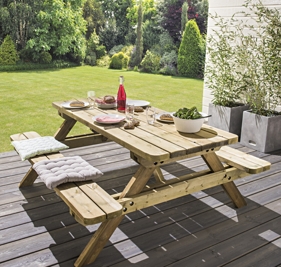 TABLE DE PIQUE NIQUE PRO FOREST 180X160CM TABLE DE PIQUE NIQUE PRO FOREST 180X160CM